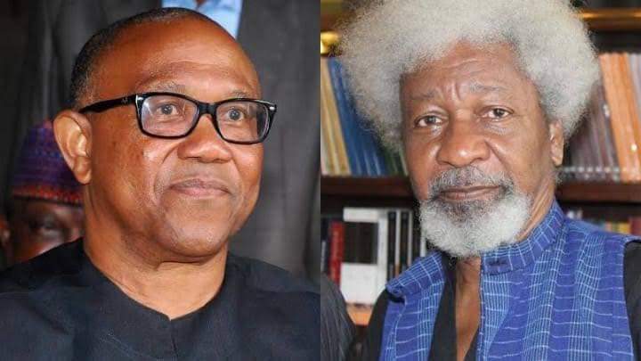 Peter Obi Unfit to Lead Nigeria – Soyinka