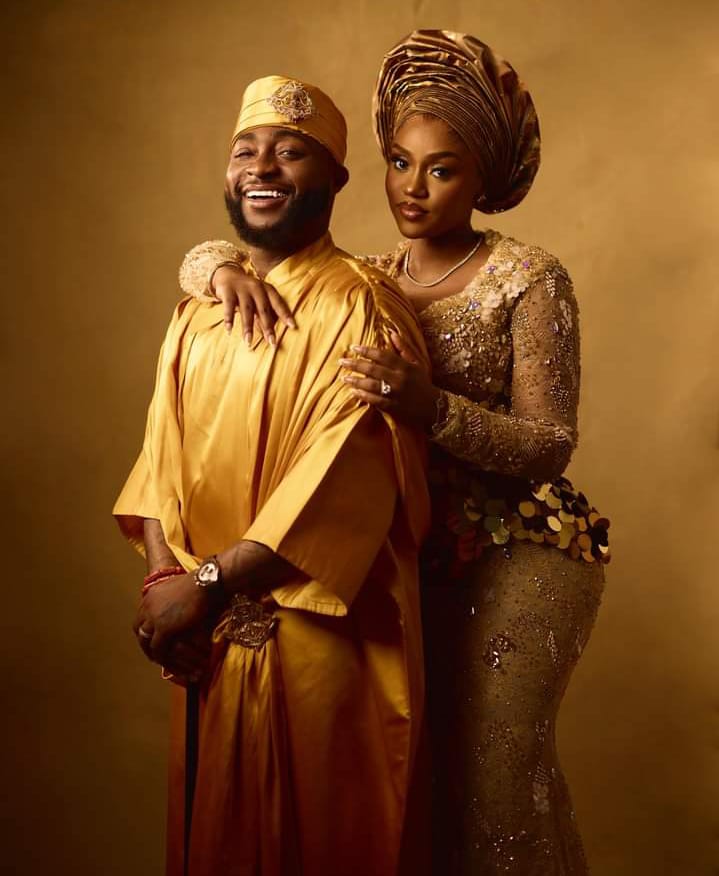 Davido has posted beautiful pre-wedding pictures with Chioma in anticipation of their upcoming wedding.