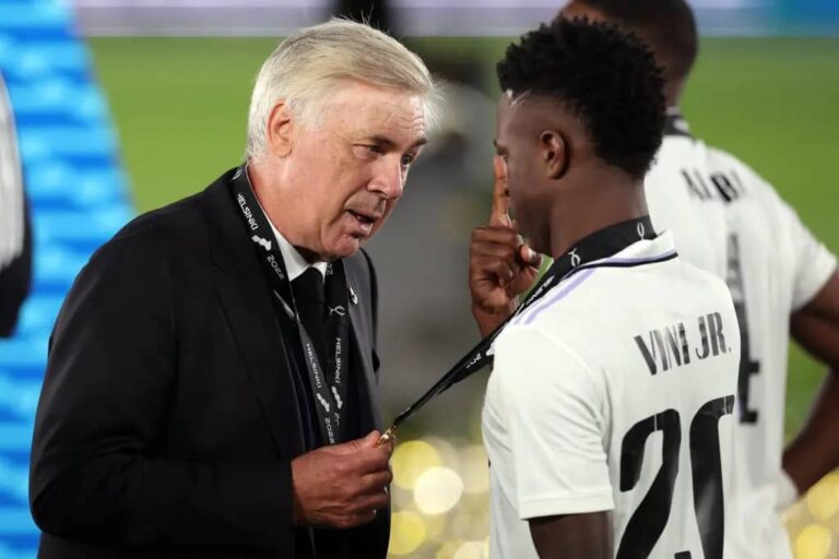 Real Madrid Manager Ancelotti Dismisses Vinicius Jr’s €1bn Offer from Saudi Arabia