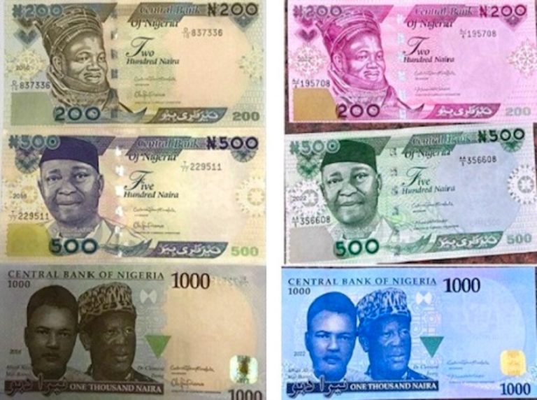 Central Bank of Nigeria clarifies validity of old Naira notes